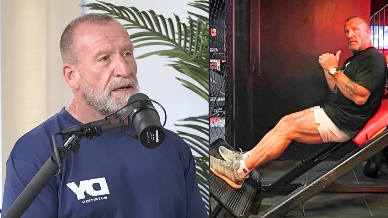 Atleta em pé, segurando barra de hack squat, pés alinhados à largura dos ombros, joelhos levemente flexionados